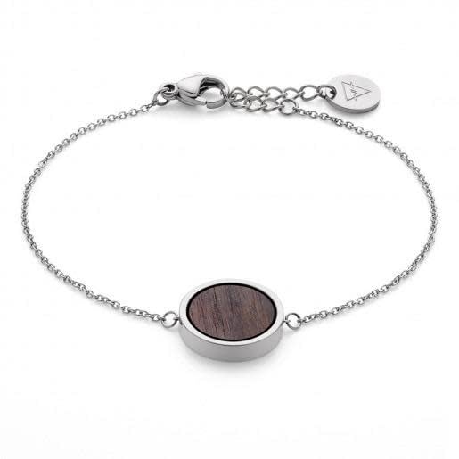 Kerbholz Kerbholz, Circle Bracelet, walnut/silver