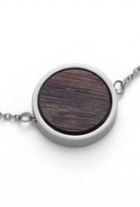 Kerbholz Kerbholz, Circle Bracelet, walnut/silver