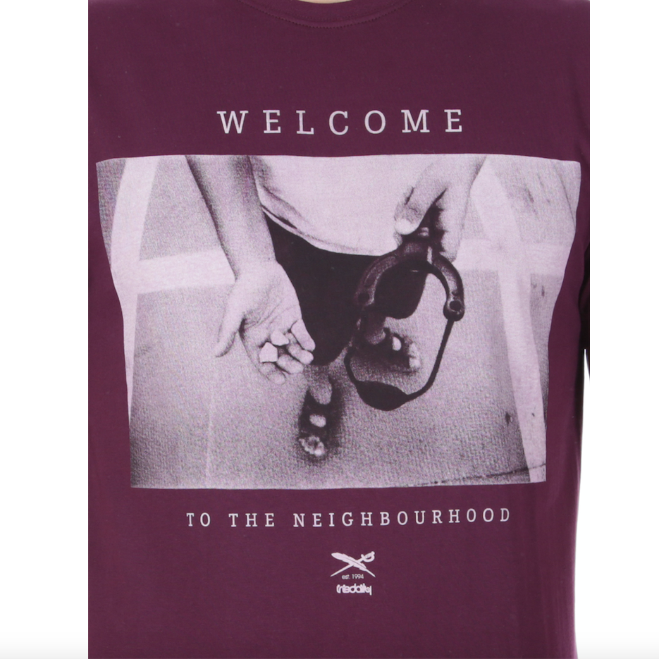 Iriedaily Iriedaily, Neighbourhood Tee, red wine, XL