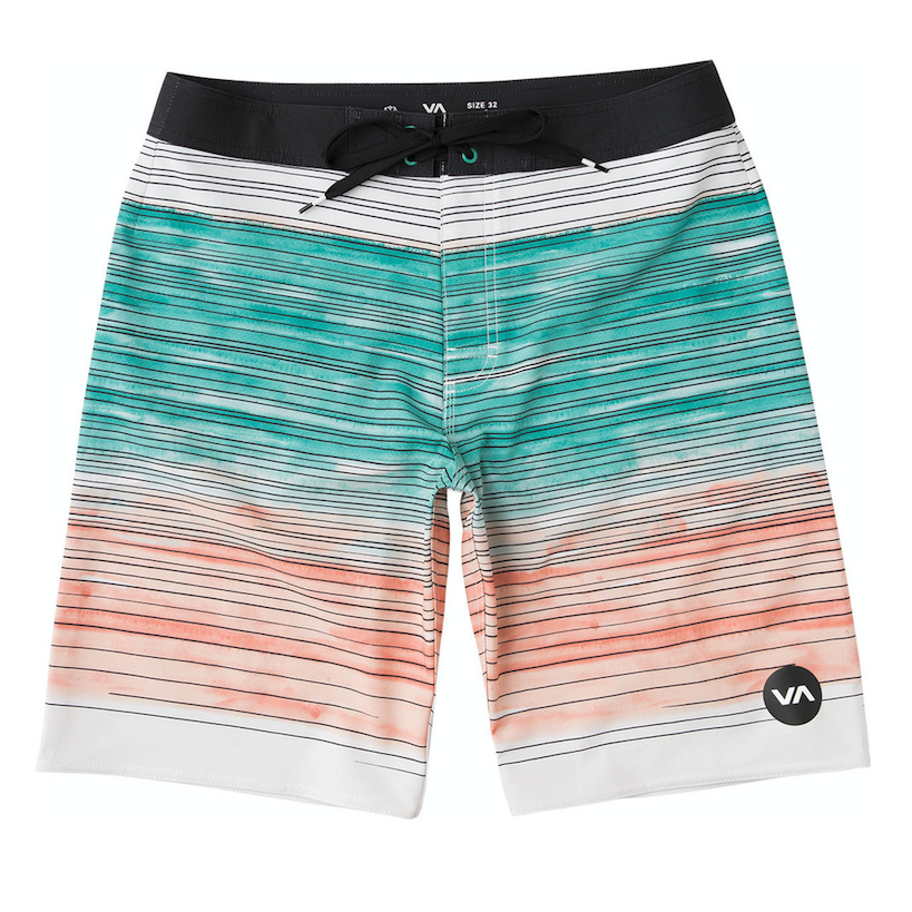 RVCA, Arica Trunk Shorts, light teal, 32