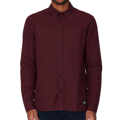 Dr.Denim Dr.Denim, Dale Shirt, mulberry wine, M