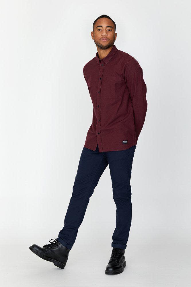 Dr.Denim Dr.Denim, Dale Shirt, mulberry wine, M