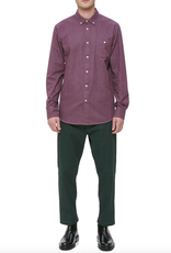 Obey Obey, Keble II Woven Shirt, eggplant, L