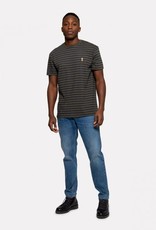 RVLT RVLT, 1056 striped t-shirt, army mel., S