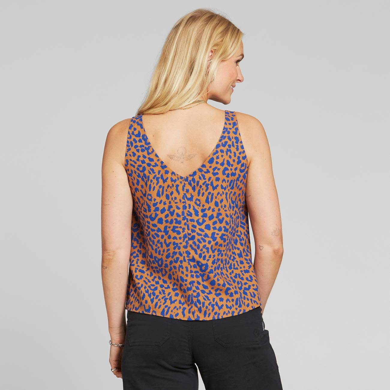 Dedicated Dedicated, Top Lolland Leopard, light brown, L