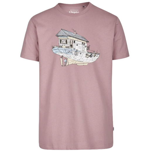 Cleptomanicx Cleptomanicx, Basic Tee Dreamhome, twilight mauve, S