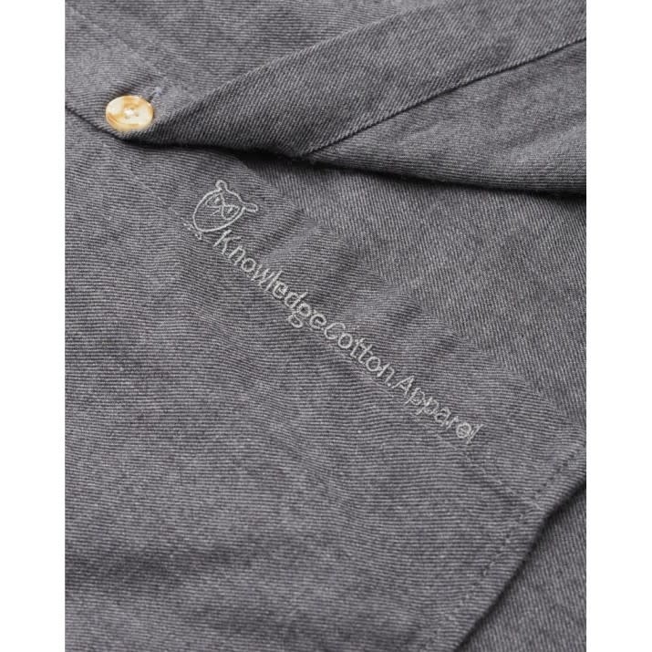 KnowledgeCotton Apparel KnowledgeCotton, Elder Shirt, dark grey mel., XL