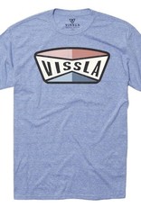 Vissla Vissla, Angles Tee, cabo blue heather, L