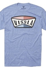 Vissla Vissla, Angles Tee, cabo blue heather, XL