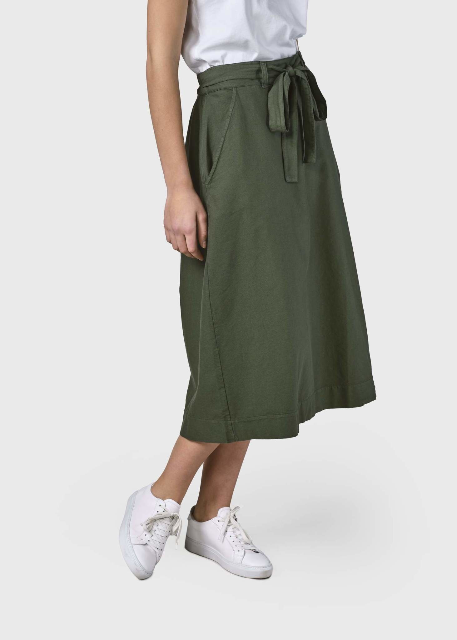 Klitmøller Klitmøller, Flora Skirt, olive, M