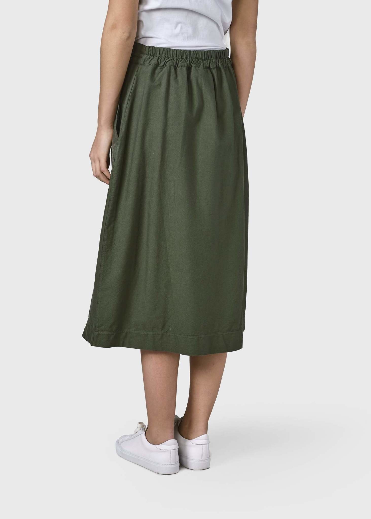 Klitmøller Klitmøller, Flora Skirt, olive, M