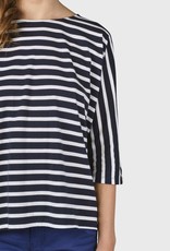 Klitmøller Klitmøller, Emma tee, navy/cream, XS