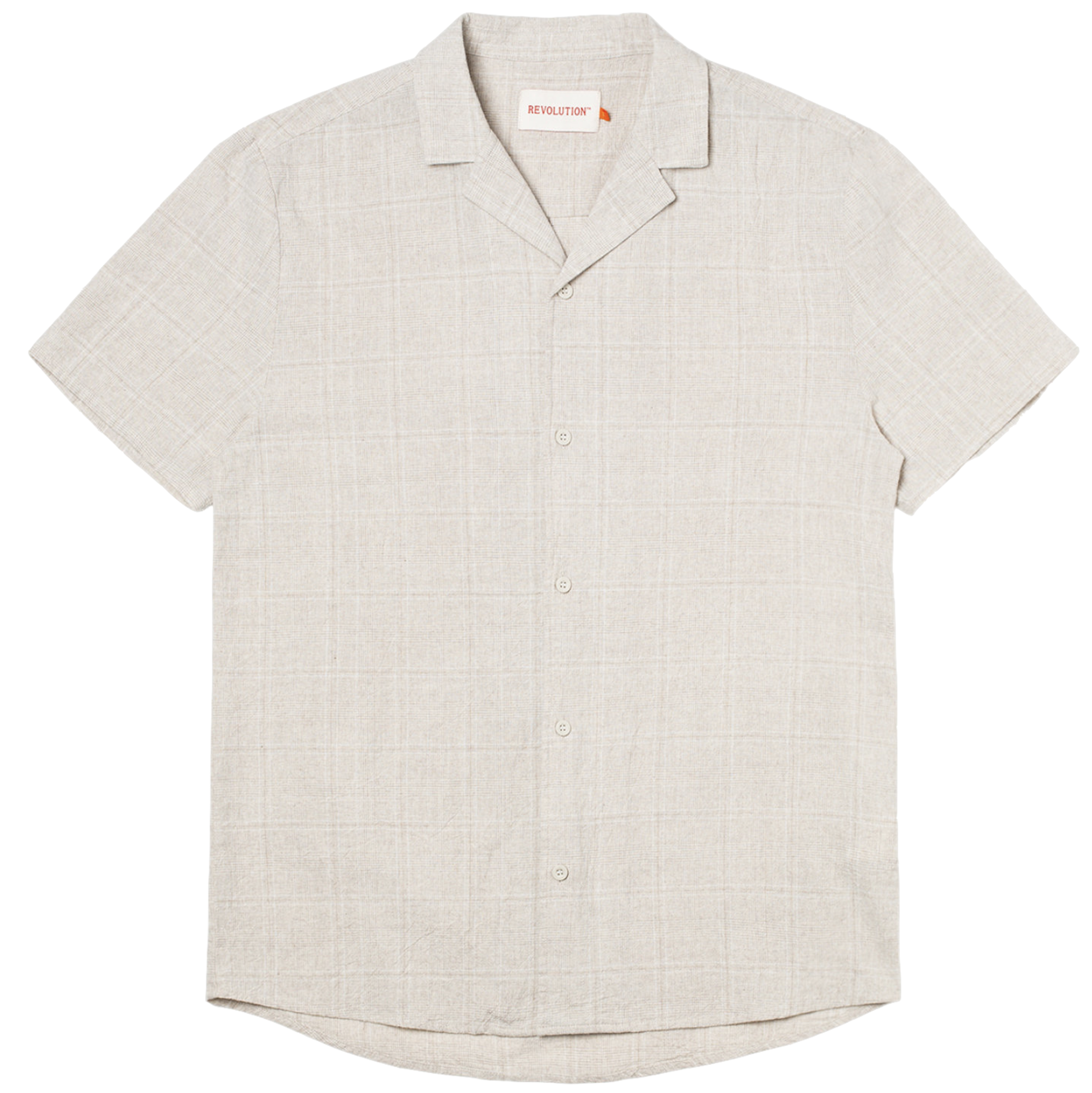 RVLT RVLT, 3809 Cuban Shirt, offwhite., M