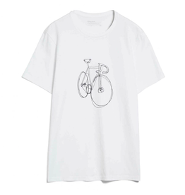 Armedangels Armedangels, Jaames scr. bike, white, XL