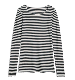 Armedangels Armedangels, Evvaa stripes, black-oatmilk, XS