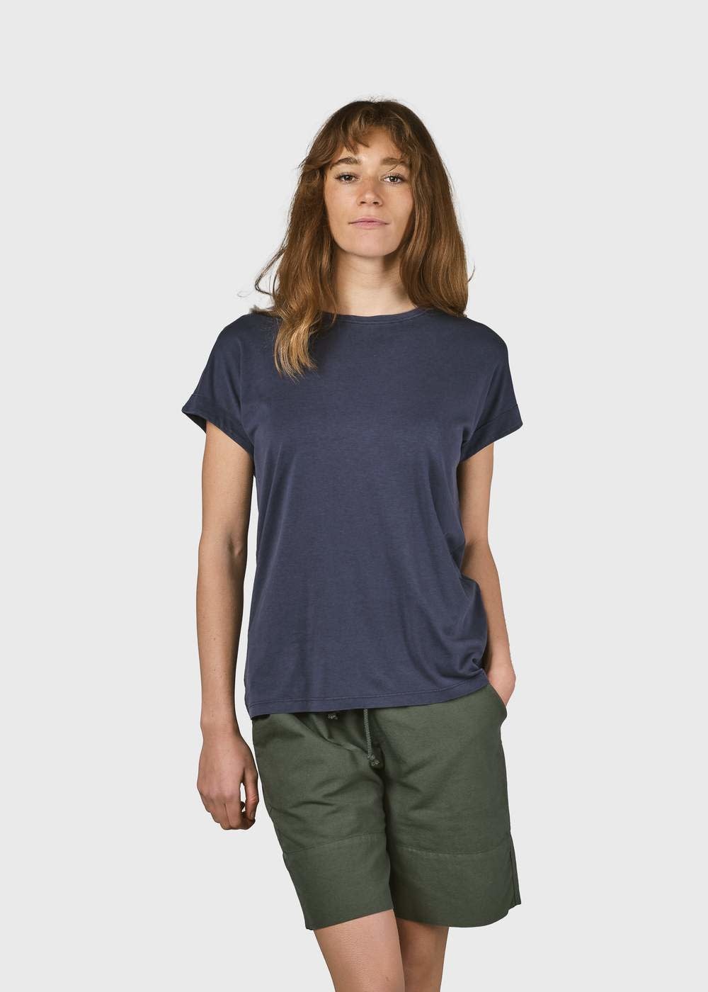 Klitmøller Klitmøller, Sigrid tee, navy, S