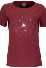 ZRCL ZRCL, W T-Shirt Universe, dark wine, L