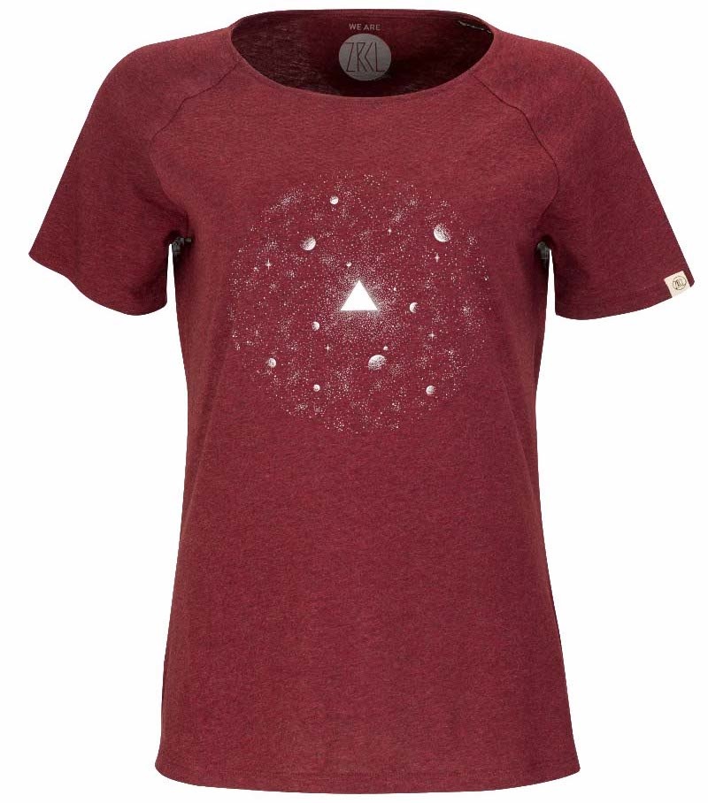 ZRCL ZRCL, W T-Shirt Universe, dark wine, L