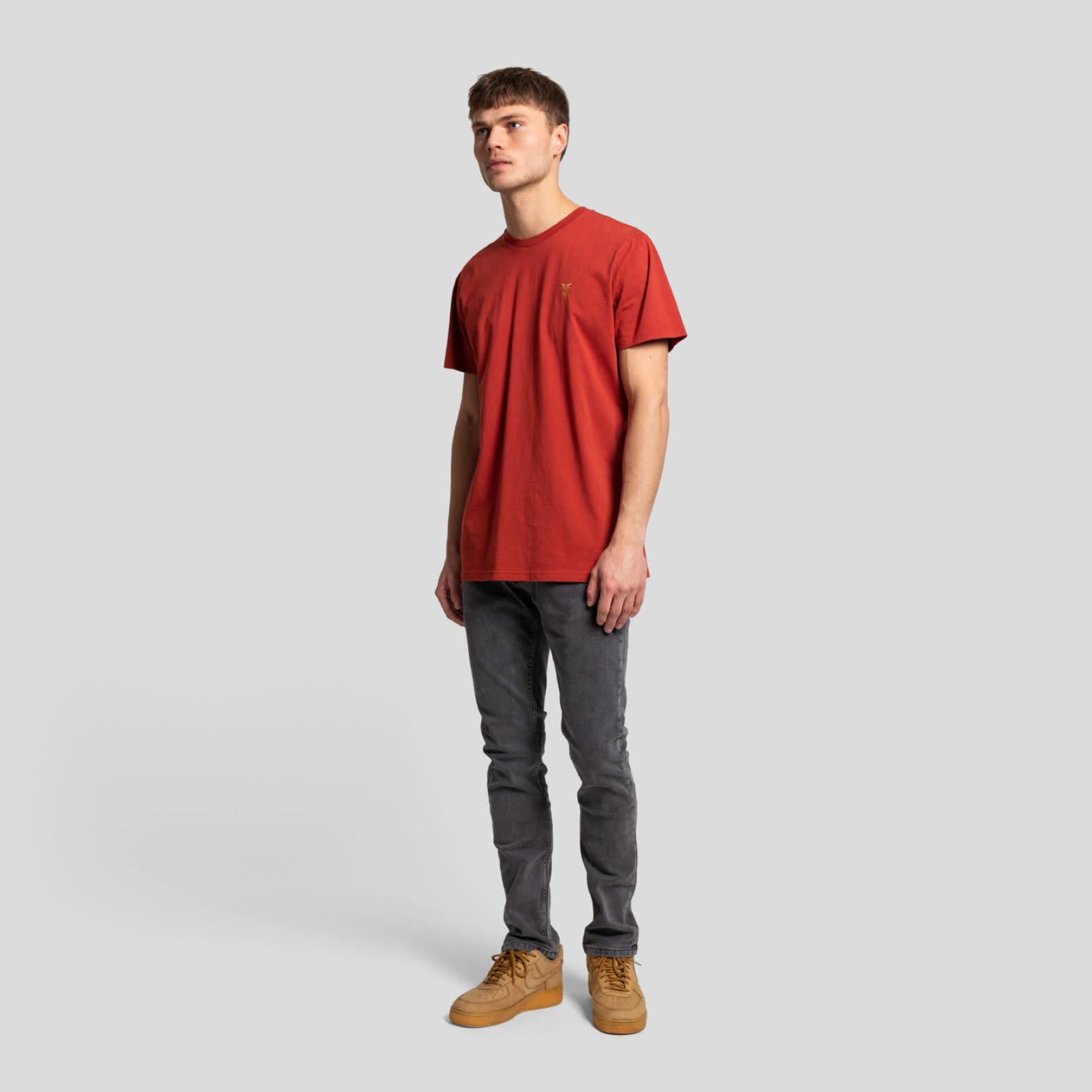 RVLT RVLT, 1236 MOO Regular T Shirt, red, M