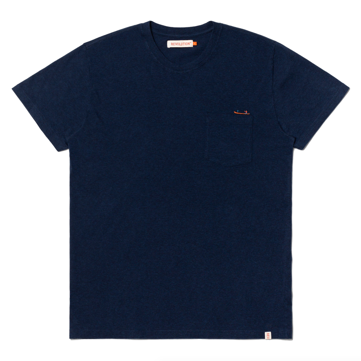 RVLT RVLT, 1233 CAN Regular T-Shirt, navy-mel, S