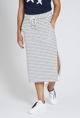 Recolution Recolution, Midi skirt Stripes, navy/ white, S