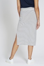 Recolution Recolution, Midi skirt Stripes, navy/ white, S