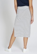 Recolution Recolution,Midi skirt Stripes, navy/ white, S