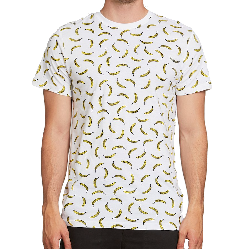 Dedicated Dedicated, Stockholm Bananas, white, XL