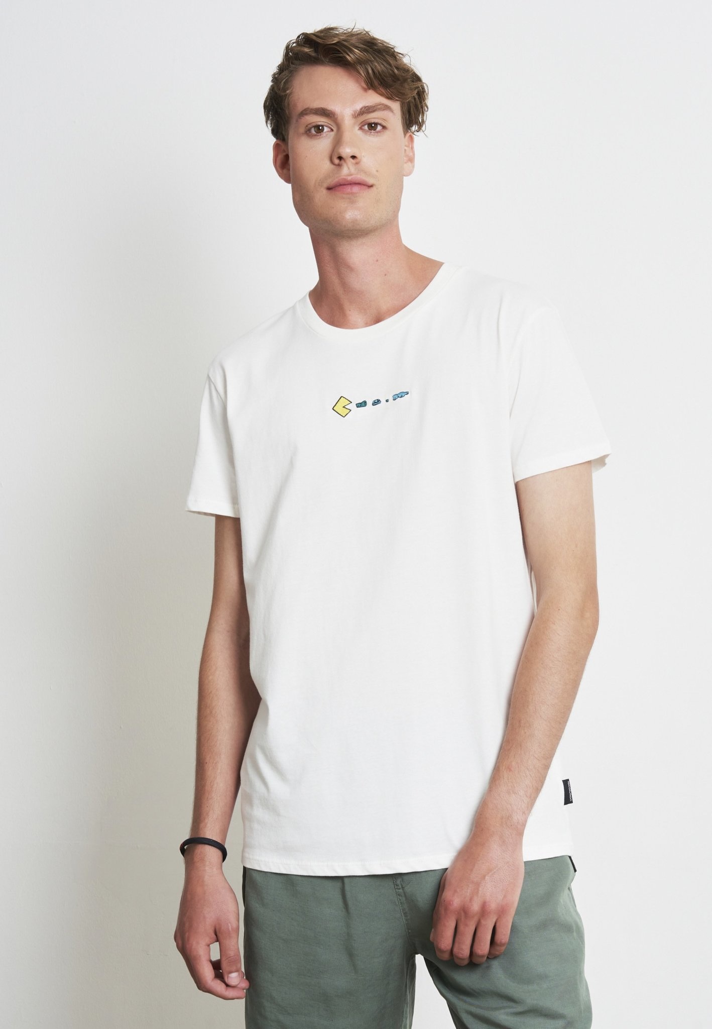 Recolution Recolution, M Casual T-shirt trashman, white, M