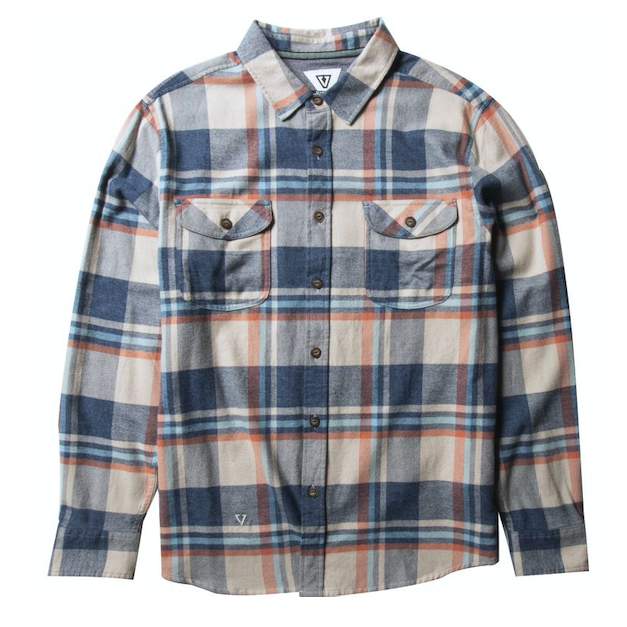 Vissla Vissla, Central Coast LS Flannel, dune, L