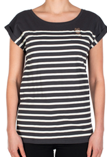 Iriedaily Iriedaily, Racoon Stripe Tee, coal, L