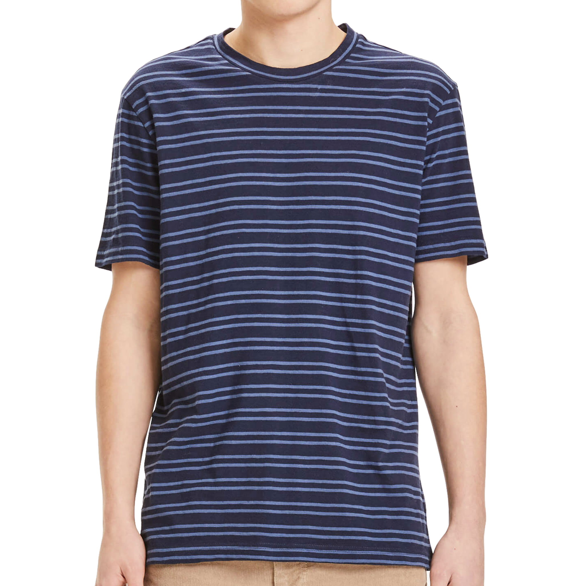 KnowledgeCotton Apparel KnowledgeCotton, Alder stripes, total eclipse, S