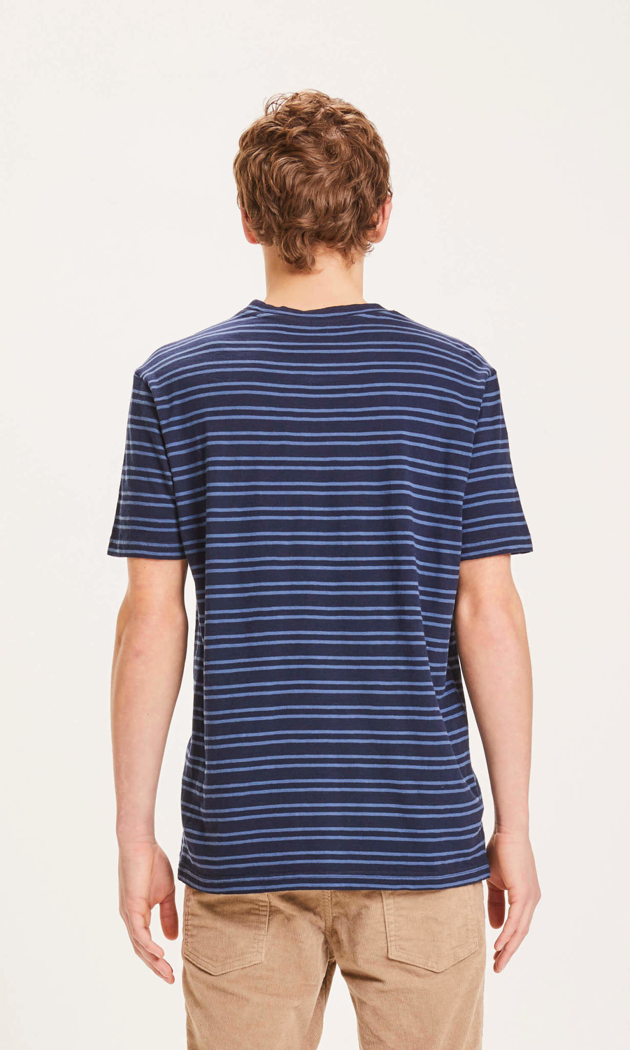 KnowledgeCotton Apparel KnowledgeCotton, Alder stripes, total eclipse, S