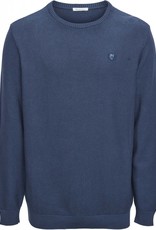 KnowledgeCotton Apparel KnowledgeCotton, Field knit O, dark denim, XL