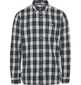 KnowledgeCotton Apparel Knowledge, Larch casual flannel, total eclipse, S