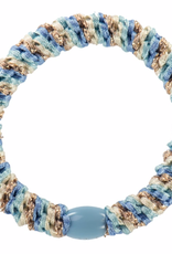 BonDep BonDep, Haargummi, mix light blue gold