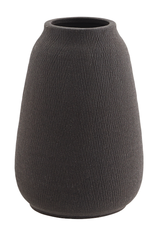 Madam Stoltz Madam Stoltz, Stoneware vase, black