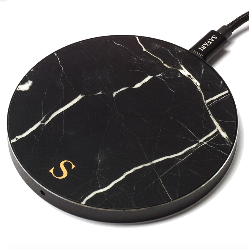 Safari Safari Selection, Wireless Charger, Circle Marble, black marquina