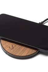 Safari Safari Selection, Wireless Charger, Circle Wood, walnut