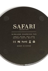 Safari Safari Selection, Wireless Charger, Circle Wood, walnut