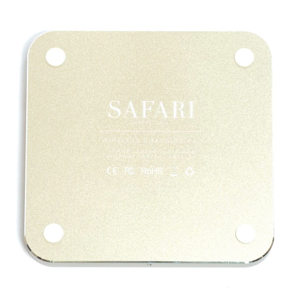 Safari Safari Selection, Wireless Charger, Square Wood, cherry