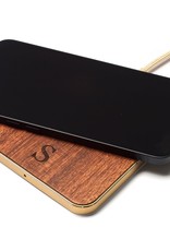 Safari Safari Selection, Wireless Charger, Square Wood, rosewood