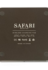 Safari Safari Selection, Wireless Charger, Square Wood, walnut