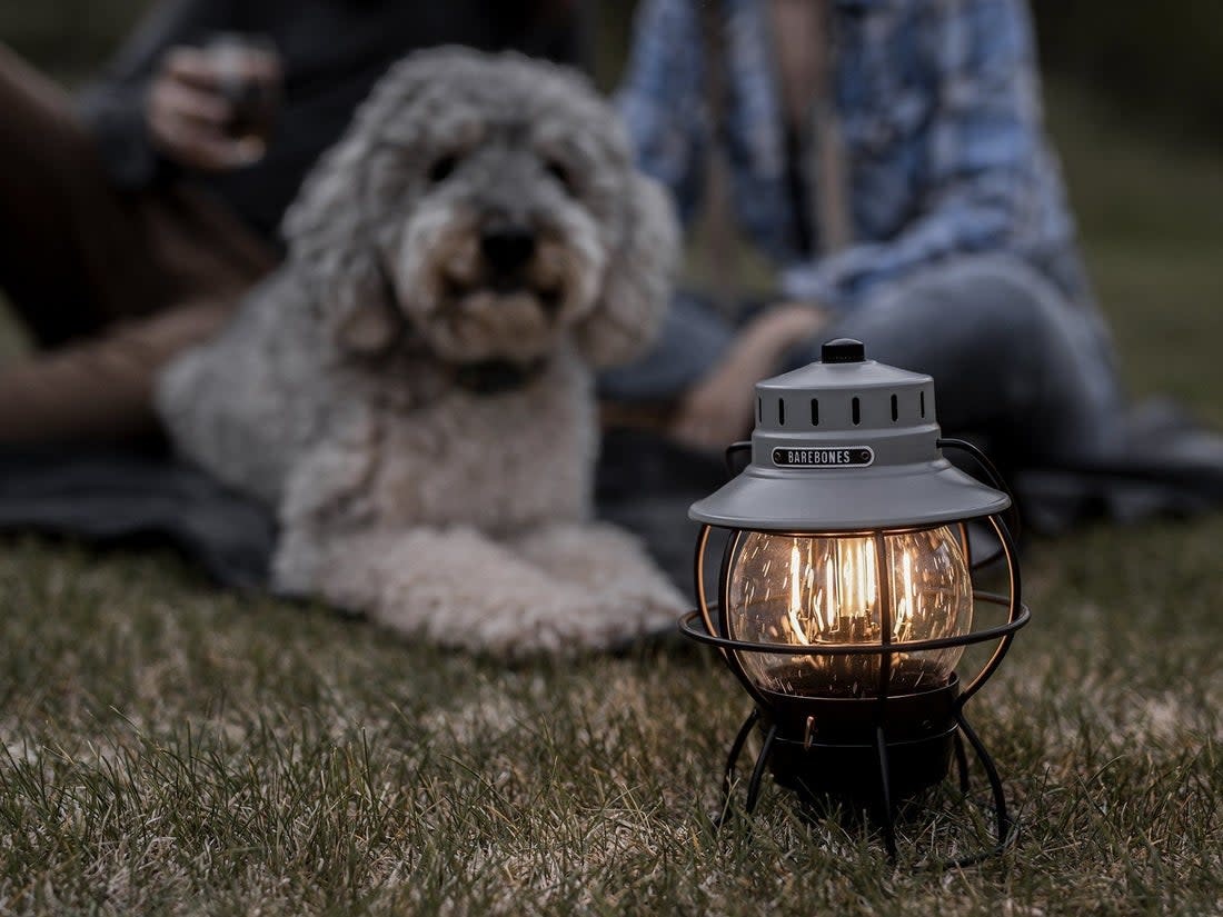 Barebones Barebones, Railroad Lantern, slate grey