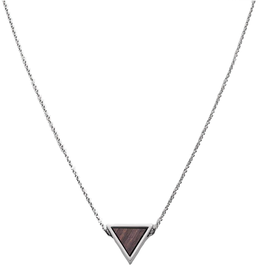 Kerbholz Kerbholz, Triangle Necklace, Sandalwood, silver