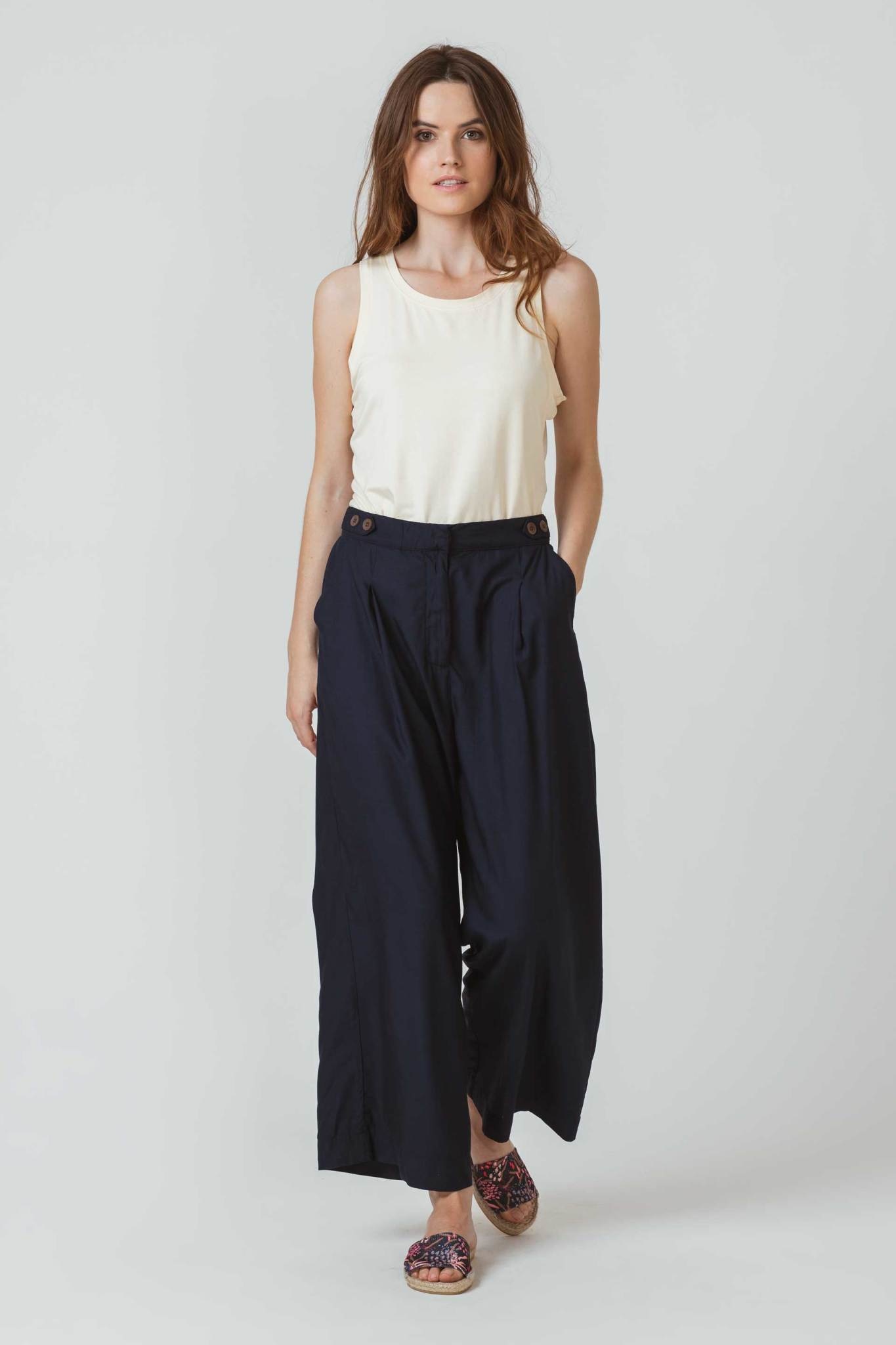 Skunkfunk SKFK, Ilia Woman trousers, navy, XS (36)