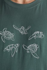 Dedicated Dedicated, Stockholm Sea Turtles, forest green, XL