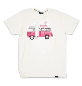 Lakor Lakor, Pink Van Tee, off white, XL