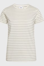 Klitmøller Klitmøller, Trine Tee, cream/navy, M