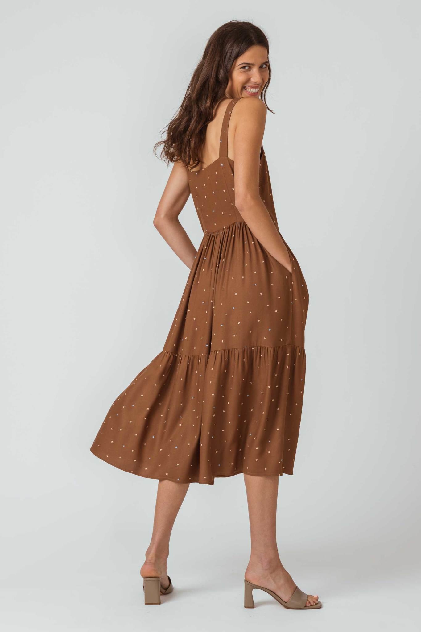 Skunkfunk Skfk, Izare Dress, buiak brown, M (40)